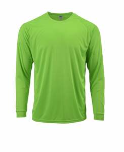 T-shirt à capuche extensible à manches longues pour hommes T-shirt à capuche sérigraphié personnalisé Vente en gros de pêche UV 93% Polyester 7% Spandex - Product Image 3