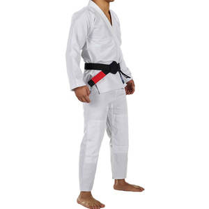 Ensembles d'uniformes de judo personnalisables OEM - Légers, respirants, séchage rapide, 100% coton, qualité professionnelle, unisexe adulte, devant - Product Image 2
