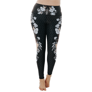 Vente en gros de leggings de yoga imprimés de talent et occultants Beeloved, dernière taille haute, leggings de gym à la mode de teinture écologique pour femmes - Product Image 1