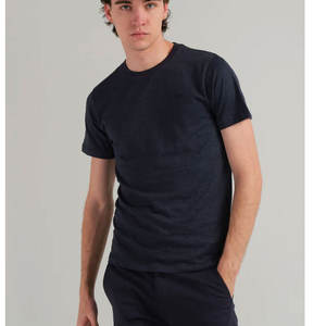 Camisetas de Verano 2024 100% Algodón Puro para Hombre, Personalización al por Mayor, Calidad de Lujo, Cuello Redondo, Jersey Sólido, Camisetas Casuales - Product Image 5