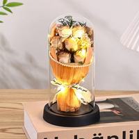 Set Lampu Bunga Mawar Buatan MU 7PCS Dekorasi Kreatif Hadiah Natal Valentine Sabun Hadiah Ulang Tahun Pacar
