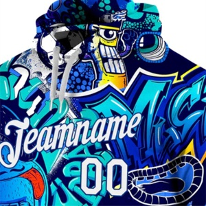Sweat à capuche authentique 100% coton pour homme Tissu léger et respirant Motif solide pour les conceptions d'équipe personnalisées Usage décontracté Sublimation - Product Image 3