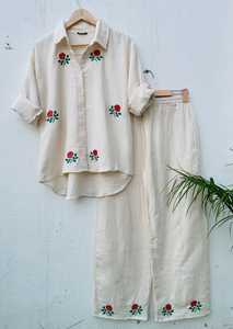 ชุดคลุมนอนผ้าฝ้ายลายดอกไม้สำหรับผู้หญิงเอวยางยืดนุ่มใส่สบายไซส์ใหญ่พิเศษฤดูร้อน - Product Image 6