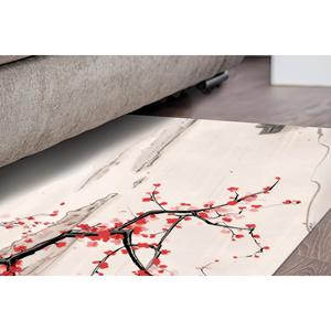 Tapis Sakura Bonsai, Tapis moderne, Tapis minimaliste, Tapis imprimé, Tapis en velours de luxe - Product Image 3