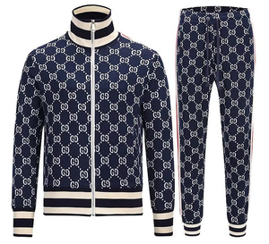 Hot Sale Mens Tracksuit Set Stylish and Breathable Sportswear Set overall print Gym Fitness Lightweight Jogging Wear for Men - Product Image 2