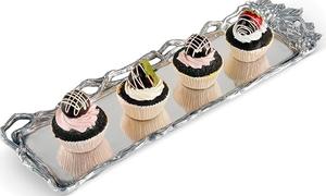 Bandeja de aluminio para servir, bandeja de aluminio de diseño manual con atractivo mango de aluminio, superventas y envío rápido, gran oferta - Product Image 6