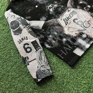 Custom High Street <b>Oversized</b> Tapestry <b>Hoodie</b> With Tassel Design Streetwear Woven <b>Blanket</b> <b>Hoodie</b> - Product Image 3