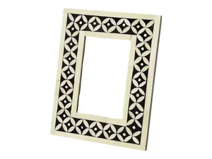 Cadre photo artisanal de qualité supérieure, incrustation d'os naturel, décoration de table, cadre photo sculpté à la main par les fabricants - Product Image 3