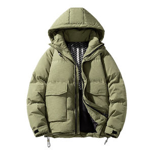 Veste matelassée de créateur pour hommes, personnalisée, souple, imperméable pour l'extérieur, grande taille, bulle, à la mode, chaude pour l'hiver, fermeture à glissière, Offre Spéciale - Product Image 5