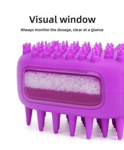 Nuevo Cepillo de Baño de Silicona para Perros y Gatos con Función de Masaje y Absorción para el Aseo en el Baño - Product Image 5