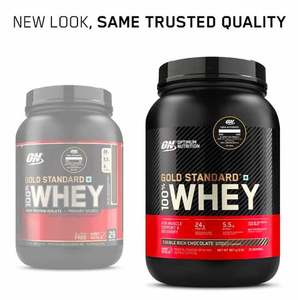 Optimum Nutrition (ON) Gold Standard 100% Whey Protein 2 lbs Whey Nutrition Powder para Zym o Excercide - Product Image 2
