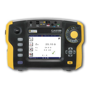 เครื่องทดสอบความปลอดภัยในการติดตั้งระบบไฟฟ้าความแม่นยำสูง C.A 6116N พร้อมเครื่องทดสอบ AC และ A-Type RCD - Product Image 2