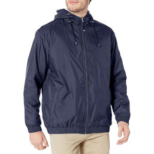 Veste coupe-vent légère imperméable pour homme, logo personnalisé OEM ODM, patchwork tendance, sport de plein air - Product Image 1
