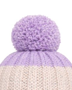 หมวกบีนนี่ไหมพรมถักลายลูกบอลปอมปอม สำหรับฤดูหนาว สีพาสเทลลาเวนเดอร์และมิ้นท์ ขอบริบ นุ่ม อุ่น ผลิตจากอะคริลิก สำหรับทุกเพศ ขายส่ง - Product Image 5