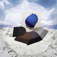 Chapeau d'hiver de luxe en jacquard, chapeau d'automne et d'hiver, chapeau tricoté réversible multifonctionnel, chapeau en laine tricoté chaud de créateur