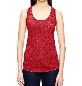 Camisetas sin mangas de algodón impresas con logotipo designable personalizado unisex, ropa deportiva roja, ropa informal de talla grande al por mayor - Product Image 1