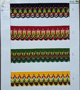 Garnitures en laine multicolores de qualité supérieure pour l'exportation Garniture multicolore en laine pour la décoration de mode de haute qualité - Product Image 4