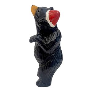 YEEYAYA in legno intagliato a mano orso scultura decorazione per la casa statua in legno e figurina per la decorazione della camera orso statua in legno - Product Image 1