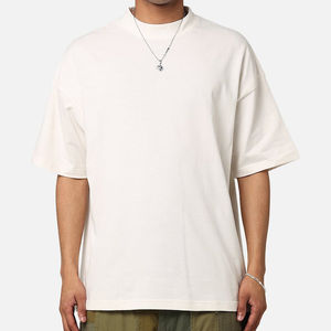 Camisetas de algodón con hombros caídos, camisetas ligeras para hombres y mujeres, camisetas de algodón de talla grande, camisetas de gran tamaño para mujeres y hombres, personalizadas - Product Image 1