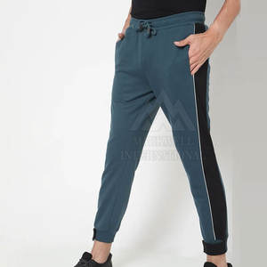 Pantalones de chándal Jogger hechos a medida para hombres de alta calidad Nueva llegada Cintura elástica Ropa casual Pantalones de chándal MOQ bajo Hecho en Pakistán - Product Image 1