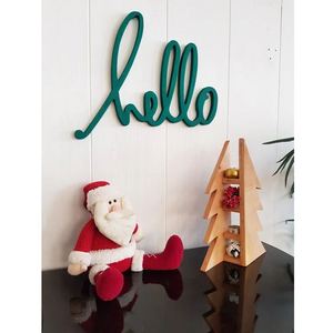 Soporte votivo Mesa de madera Portavelas de Navidad Decoración de Navidad para interiores y exteriores Fiestas Decoración de Año Nuevo Hecho EN LA India - Product Image 3