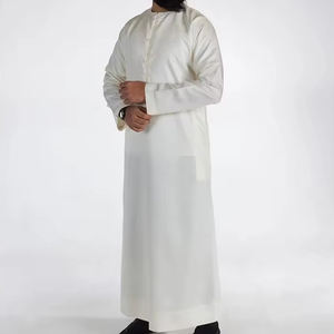 Jubba Thobes de haute qualité à bas quantité minimale de commande pour hommes Meilleure vente respirant personnalisé coton fait Thobes pour hommes - Product Image 3