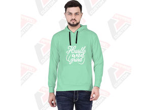 Sweat à capuche pour homme de qualité supérieure, ultra confortable et douillet, 100% coton, uni, teint et imprimé numériquement pour l'hiver - Product Image 3