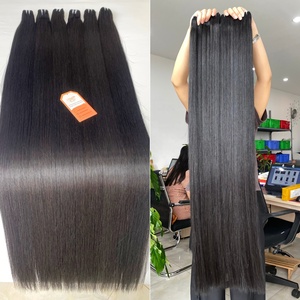 Extensions de cheveux humains Remy vietnamiens droits naturels de haute qualité Double dessiné sans enchevêtrement sans perte - Product Image 1