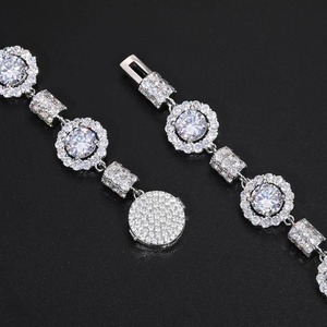 Hermoso collar y pulsera de cadena de eslabones de mezcla de diamante de moissanita, joyería personalizada, joyería de Hip Hop, el mejor regalo para hombres - Product Image 4