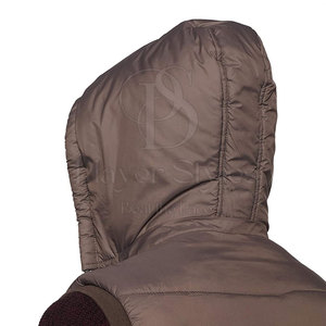 2024 Custom High Quality Breathable Men's Puffer <b>Vest</b> Casual Winter Outer Wear Player Style Zipper Closure Turn-down Collar - Product Image 5
