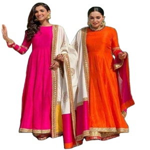Anarkali ชุดอินเดียและปากีสถานปักสไตล์อินเดียชุดสูทอินเดียชุดปาร์ตี้ขายส่งผู้หญิง - Product Image 1