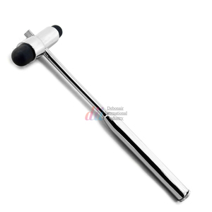 Marteau neurologique orthopédique standard portable pour tests sensoriels en neurologie, comprenant un rouelette de Babinski et un marteau de réflexe de Taylor, ensemble de 3 pièces - Product Image 2