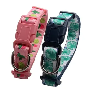 Vente directe du fabricant Collier de chien en nylon rétractable à 2 couches de haute qualité, confortable, harnais de luxe pour animaux de compagnie avec échantillon gratuit - Product Image 1