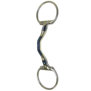 Mors de cheval en acier inoxydable BITS, anatomique, avec relief pour la langue et anneaux neutres, confortable - Product Image 4