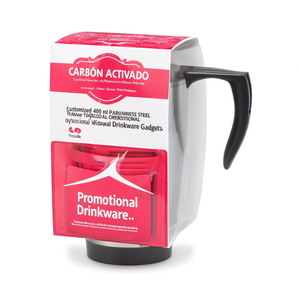 Tazza Termica Personalizzata in Acciaio Inox da 400ml, Gadget Promozionale per Bevande - Product Image 3