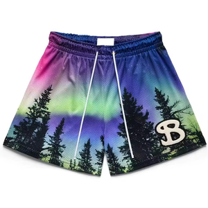 2025 nouveau modèle unisexe Footy Shorts personnalisé ajusté grande taille vêtements de sport impression numérique pays Rugby Shorts Footy femmes shorts - Product Image 1