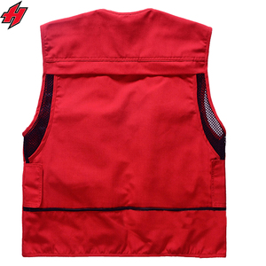 Chaleco de trabajo informal de fotógrafo de pesca al aire libre de algodón puro para hombre, chaleco de pesca de algodón puro, chaleco de trabajo informal para hombre - Product Image 4