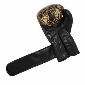 Top Selling High Quality Genuine Leather Boxing <b>Gloves</b> Breathable <b>Moisture</b> Wicking Hook Loop Closure Lightweight Outdoor - Product Image 4