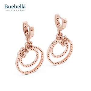 Pendientes de diamantes de corte redondo elegantes de Plata de Ley 925 diseño clásico atemporal perfecto para el uso diario pendientes para mujer - Product Image 3