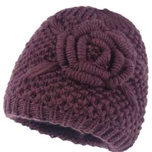 Chapeau en tricot pour femme de style rétro, toutes saisons, chaud, bonnet de nuit rose, broderie 3D, imprimé lumineux, nœuds peints à la main, mère, épouse - Product Image 6