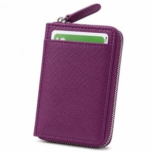 Zipper <b>Card</b> <b>Holder</b> with 11 <b>Card</b> Slots 4x7.5cm Size 30mm Thickness Minimalist <b>Wallet</b> <b>for</b> Credit <b>Cards</b> Unisex Use - Product Image 4