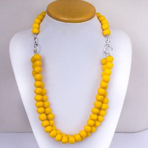 Conjunto de collar artesanal de resina hecho a mano único y elegante para mujer, accesorios de joyería elegantes - Product Image 6