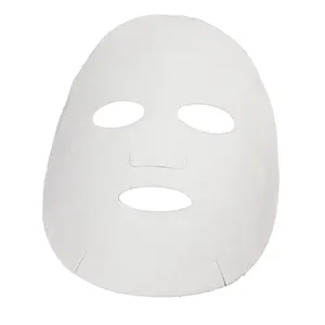 Einweg weiße seidige Tencel Faser und Gaze Clearing Lösung Gesichts maske Papier Blatt Korea Hautpflege produkte