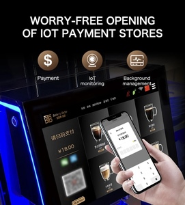 Máy pha cà phê Espresso thương mại cao cấp với chức năng tạo bọt sữa, máy pha cà phê tự động từ hạt đến tách với màn hình thông minh 11.6 inch - Product Image 5