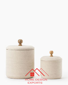 Recipiente de mármol de tendencia de cocina más vendido con tapa de madera último diseño para almacenamiento de especias de alimentos - Product Image 6