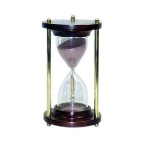 นาฬิกาทรายรายรายการส่งเสริมการขายทางทะเล ตัวจับเวลาทรายเข็มทิศ รายการโลหะคุณภาพดี ตารางรายการทองเหลือง การเดินเรือทองเหลือง การออกแบบที่ไม่ซ้ําใคร - Product Image 1