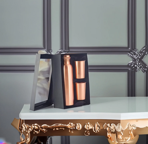 Hottest Selling High Quality <b>Copper</b> <b>Water</b> <b>Bottle</b> Customized Unique Design for Hotel Home Kitchen Use Direct Drinking for Parties - Product Image 5