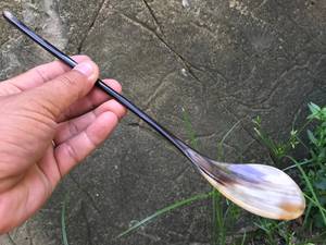 Opulentas cucharas de cuerno de búfalo y vaca Vajilla y cubiertos elegantes - Product Image 3