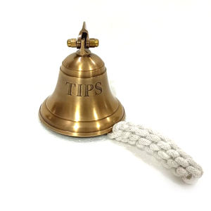 Authentic Heavy Nautical Brass Ship Bell With Deep Resonant Ring Ideal For <b>Boats</b> Ships And Nautical Displays - Product Image 2