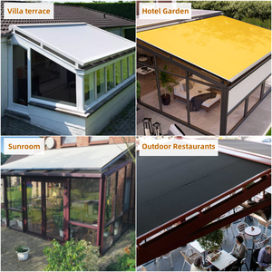 Auvent de véranda en aluminium Sun Rain Acrylic Protection Skylight For Glass Sun Room - Product Image 6